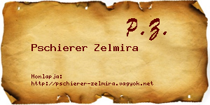 Pschierer Zelmira névjegykártya